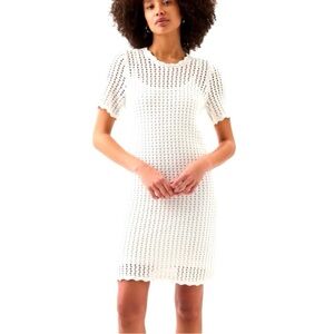 GAP NWT Women’s Crochet Knit Mini Dress Summer Boho Beach Party Coastal Casual